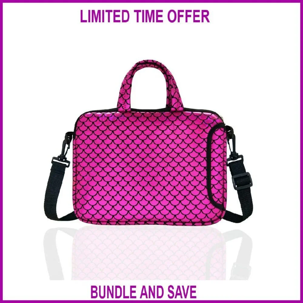 10.5-Inch Laptop Shoulder Bag Neoprene Waterproof Messenger Case
